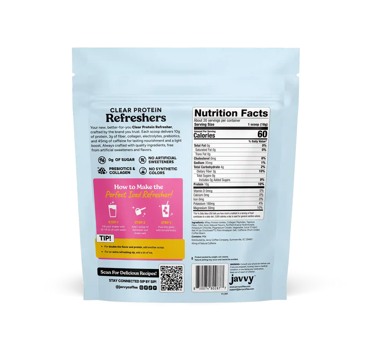Strawberry Lemonade Protein Refresher