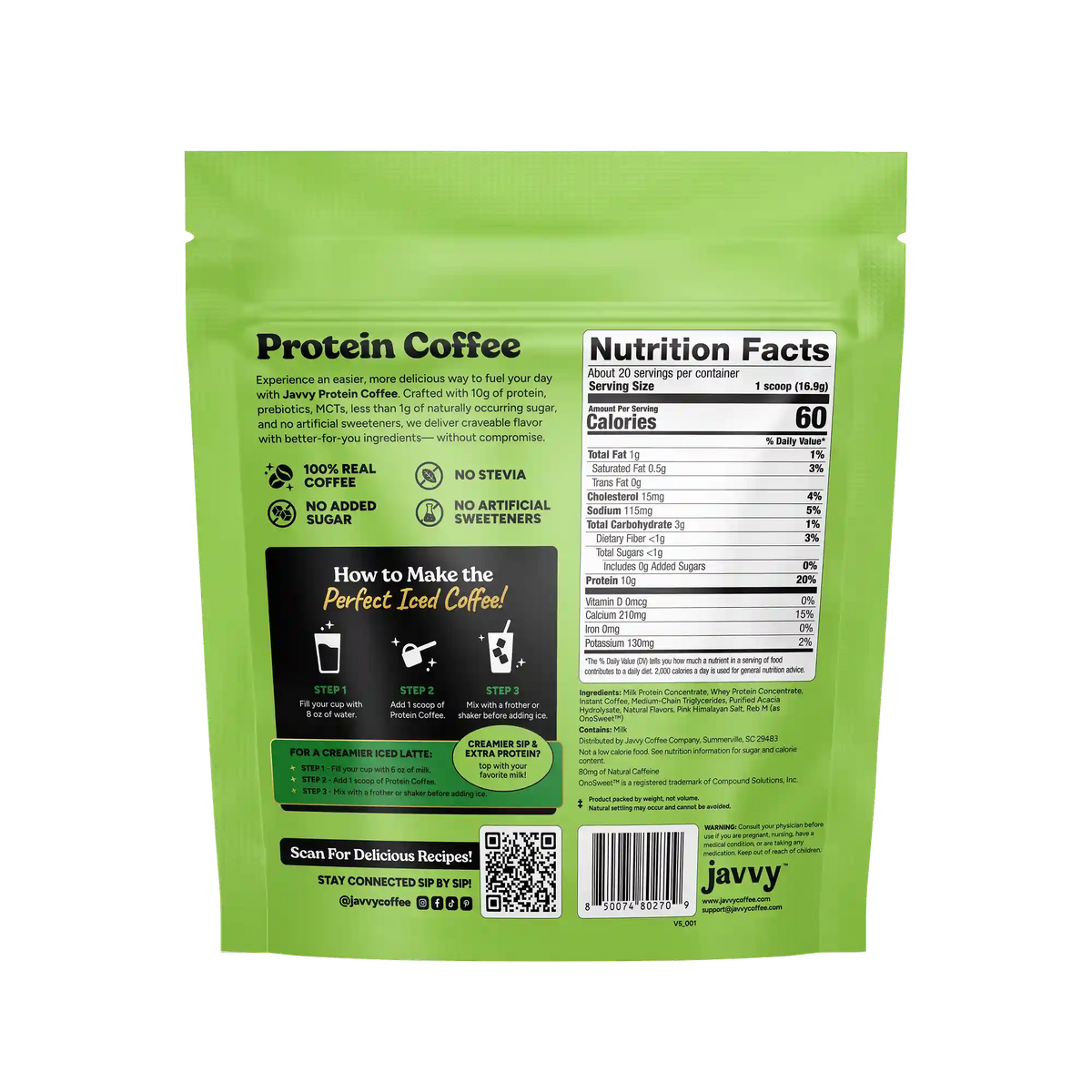 Dubai Chocolate Protein Coffee