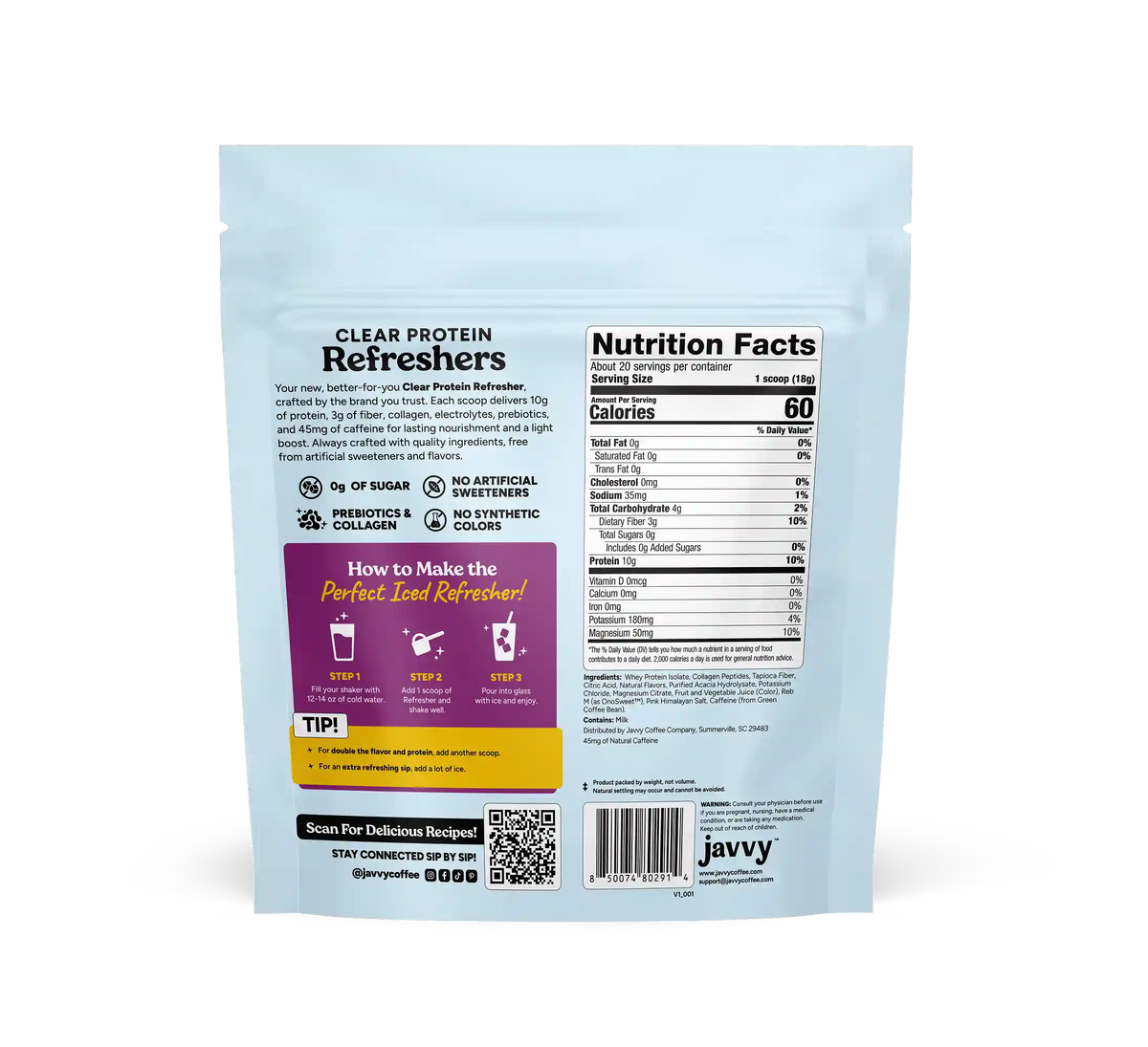 Blackberry Lemonade Protein Refresher