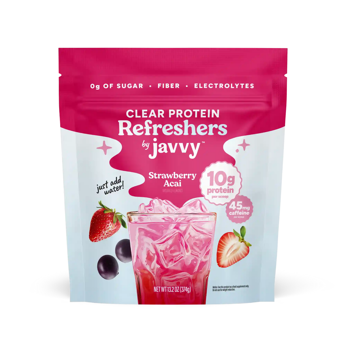 Strawberry Açaí Protein Refresher